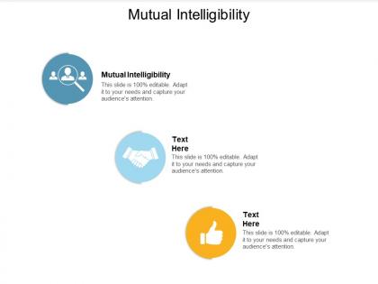 Mutual intelligibility ppt powerpoint presentation show samples cpb