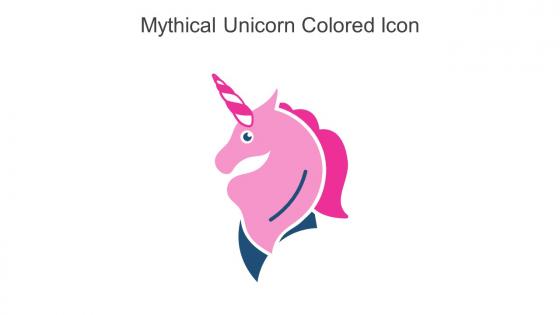 Mythical Unicorn Colored Icon In Powerpoint Pptx Png And Editable Eps Format