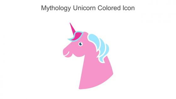 Mythology Unicorn Colored Icon In Powerpoint Pptx Png And Editable Eps Format