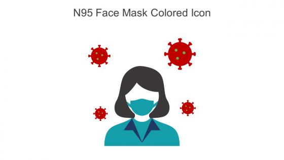 N95 Face Mask Colored Icon In Powerpoint Pptx Png And Editable Eps Format