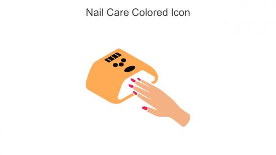 Nail Care Colored Icon In Powerpoint Pptx Png And Editable Eps Format