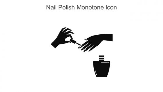 Nail Polish Monotone Icon In Powerpoint Pptx Png And Editable Eps Format