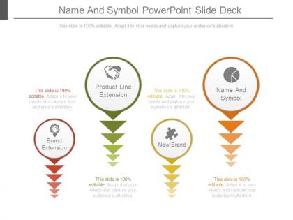 Name and symbol powerpoint slide deck