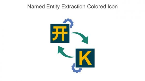 Named Entity Extraction Colored Icon In Powerpoint Pptx Png And Editable Eps Format