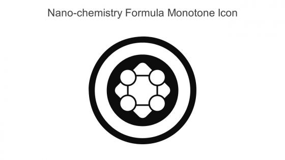 Nano Chemistry Formula Monotone Icon In Powerpoint Pptx Png And Editable Eps Format