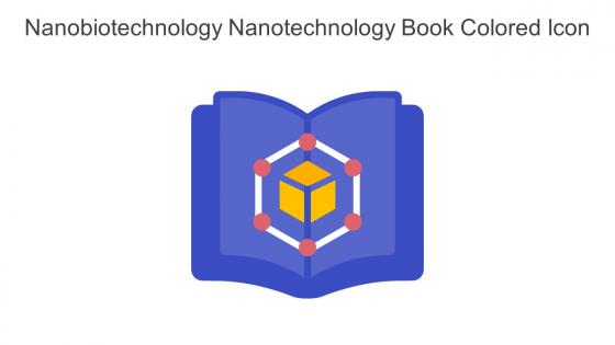 Nanobiotechnology Nanotechnology Book Colored Icon In Powerpoint Pptx Png And Editable Eps Format
