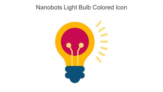 Nanobots Light Bulb Colored Icon In Powerpoint Pptx Png And Editable Eps Format