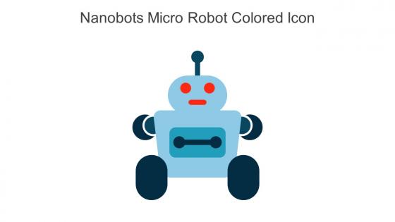 Nanobots Micro Robot Colored Icon In Powerpoint Pptx Png And Editable Eps Format
