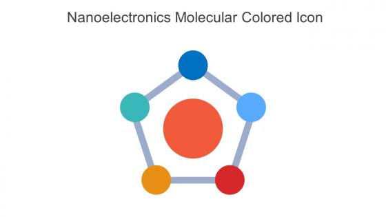 Nanoelectronics Molecular Colored Icon In Powerpoint Pptx Png And Editable Eps Format
