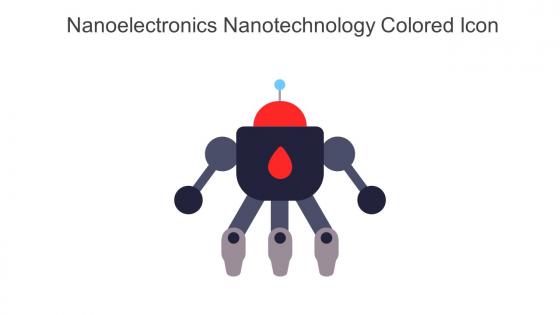 Nanoelectronics Nanotechnology Colored Icon In Powerpoint Pptx Png And Editable Eps Format