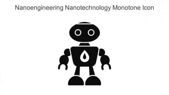 Nanoengineering Nanotechnology Monotone Icon In Powerpoint Pptx Png And Editable Eps Format
