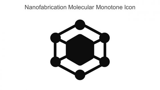Nanofabrication Molecular Monotone Icon In Powerpoint Pptx Png And Editable Eps Format