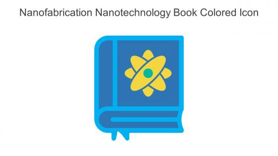 Nanofabrication Nanotechnology Book Colored Icon In Powerpoint Pptx Png And Editable Eps Format