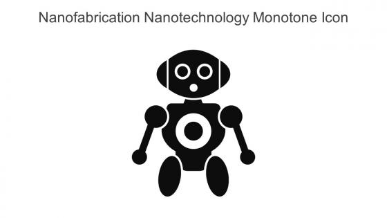 Nanofabrication Nanotechnology Monotone Icon In Powerpoint Pptx Png And Editable Eps Format