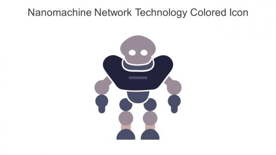 Nanomachine Network Technology Colored Icon In Powerpoint Pptx Png And Editable Eps Format