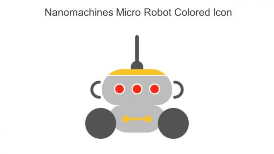 Nanomachines Micro Robot Colored Icon In Powerpoint Pptx Png And Editable Eps Format