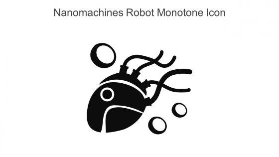 Nanomachines Robot Monotone Icon In Powerpoint Pptx Png And Editable Eps Format