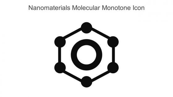 Nanomaterials Molecular Monotone Icon In Powerpoint Pptx Png And Editable Eps Format