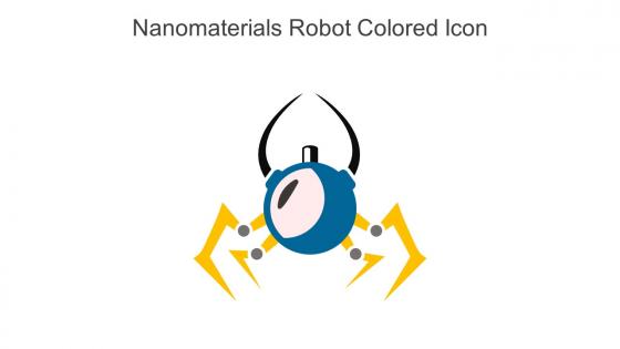 Nanomaterials Robot Colored Icon In Powerpoint Pptx Png And Editable Eps Format