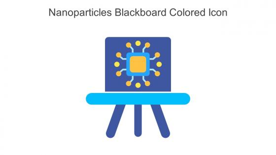 Nanoparticles Blackboard Colored Icon In Powerpoint Pptx Png And Editable Eps Format