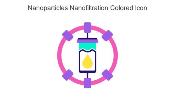 Nanoparticles Nanofiltration Colored Icon In Powerpoint Pptx Png And Editable Eps Format