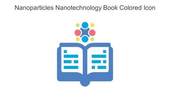 Nanoparticles Nanotechnology Book Colored Icon In Powerpoint Pptx Png And Editable Eps Format
