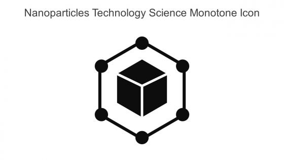 Nanoparticles Technology Science Monotone Icon In Powerpoint Pptx Png And Editable Eps Format