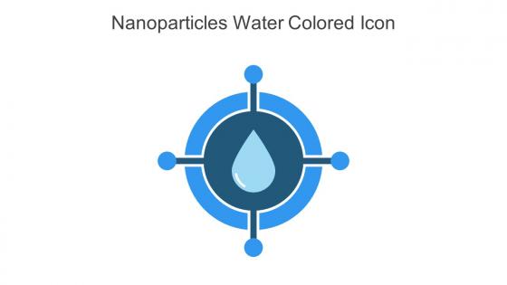 Nanoparticles Water Colored Icon In Powerpoint Pptx Png And Editable Eps Format