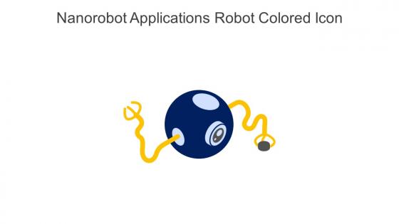 Nanorobot Applications Robot Colored Icon In Powerpoint Pptx Png And Editable Eps Format