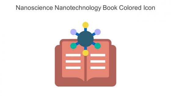 Nanoscience Nanotechnology Book Colored Icon In Powerpoint Pptx Png And Editable Eps Format