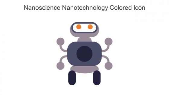 Nanoscience Nanotechnology Colored Icon In Powerpoint Pptx Png And Editable Eps Format