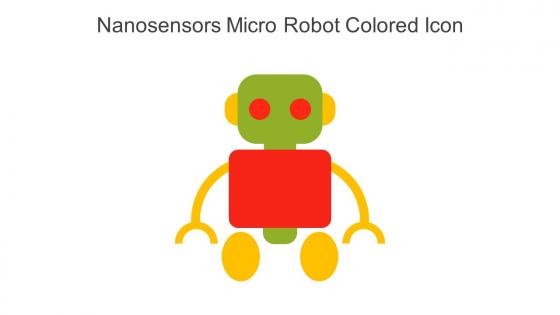 Nanosensors Micro Robot Colored Icon In Powerpoint Pptx Png And Editable Eps Format