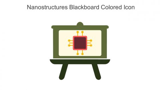 Nanostructures Blackboard Colored Icon In Powerpoint Pptx Png And Editable Eps Format