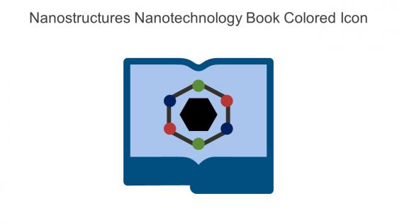 Nanostructures Nanotechnology Book Colored Icon In Powerpoint Pptx Png And Editable Eps Format