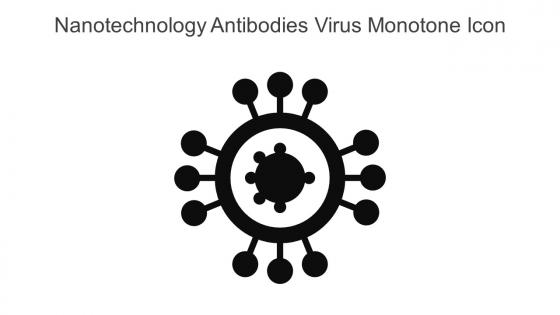 Nanotechnology Antibodies Virus Monotone Icon In Powerpoint Pptx Png And Editable Eps Format