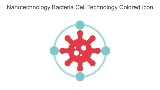 Nanotechnology Bacteria Cell Technology Colored Icon In Powerpoint Pptx Png And Editable Eps Format