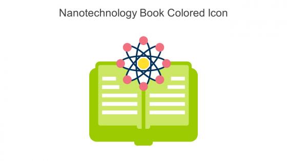 Nanotechnology Book Colored Icon In Powerpoint Pptx Png And Editable Eps Format
