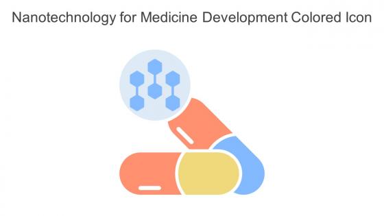 Nanotechnology For Medicine Development Colored Icon In Powerpoint Pptx Png And Editable Eps Format