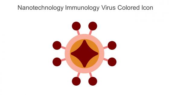 Nanotechnology Immunology Virus Colored Icon In Powerpoint Pptx Png And Editable Eps Format