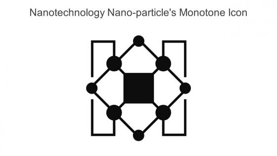 Nanotechnology Nano Particles Monotone Icon In Powerpoint Pptx Png And Editable Eps Format