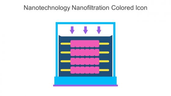 Nanotechnology Nanofiltration Colored Icon In Powerpoint Pptx Png And Editable Eps Format