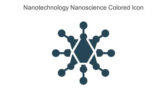 Nanotechnology Nanoscience Colored Icon In Powerpoint Pptx Png And Editable Eps Format