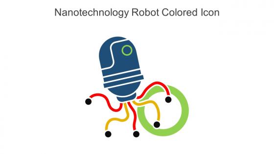Nanotechnology Robot Colored Icon In Powerpoint Pptx Png And Editable Eps Format