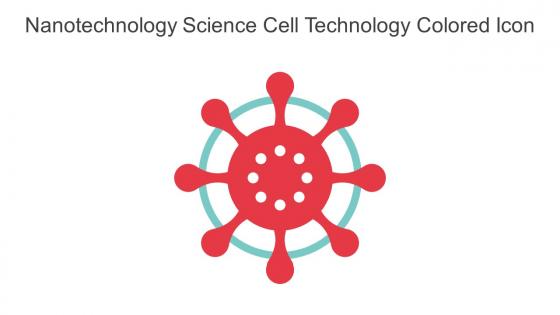 Nanotechnology Science Cell Technology Colored Icon In Powerpoint Pptx Png And Editable Eps Format