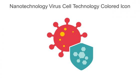 Nanotechnology Virus Cell Technology Colored Icon In Powerpoint Pptx Png And Editable Eps Format