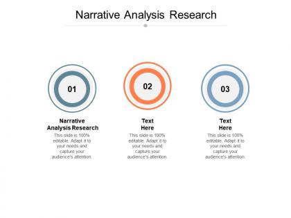 Narrative analysis research ppt powerpoint presentation styles deck cpb