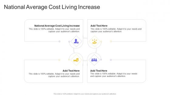 National Average Cost Living Increase In Powerpoint And Google Slides Cpb