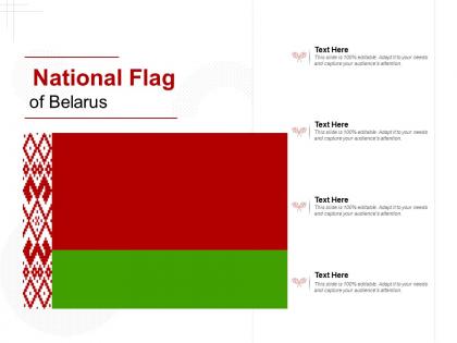 National flag of belarus
