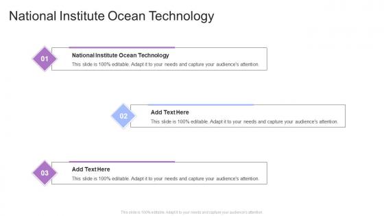 National Institute Ocean Technology In Powerpoint And Google Slides Cpb