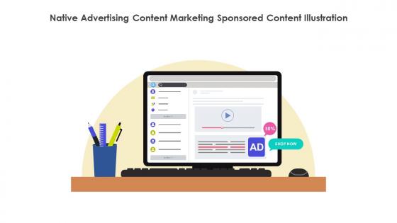 Native Advertising Content Marketing Sponsored Content Illustration